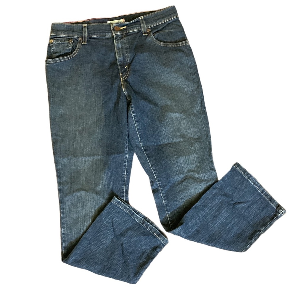VTG Levi’s 550 Mom High Waist Wide Bootcut Denim Blue Jeans